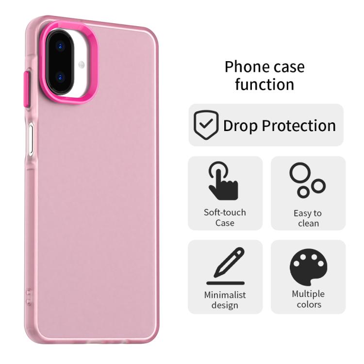 For Samsung Galaxy A07 4G Candy PC Hybrid TPU Shockproof Phone Case