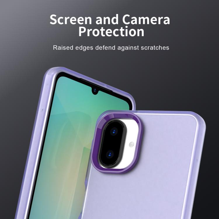 For Samsung Galaxy A07 4G Candy PC Hybrid TPU Shockproof Phone Case