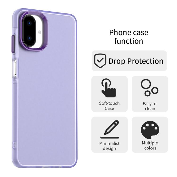 For Samsung Galaxy A07 5G Candy PC Hybrid TPU Shockproof Phone Case