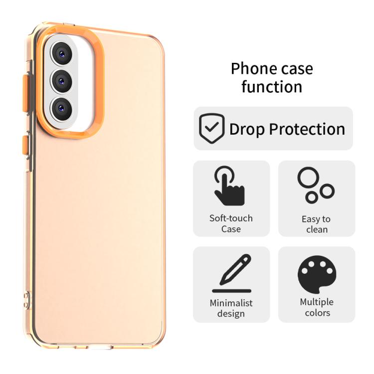 For Samsung Galaxy A57 5G Candy PC Hybrid TPU Shockproof Phone Case