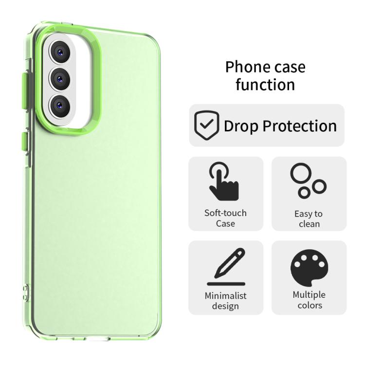 For Samsung Galaxy A57 5G Candy PC Hybrid TPU Shockproof Phone Case
