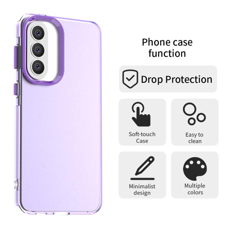 For Samsung Galaxy A57 5G Candy PC Hybrid TPU Shockproof Phone Case