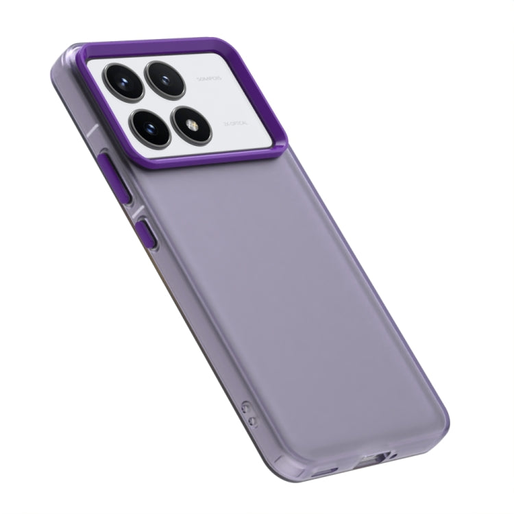 For Xiaomi Poco F6 Pro Candy PC Hybrid TPU Shockproof Phone Case