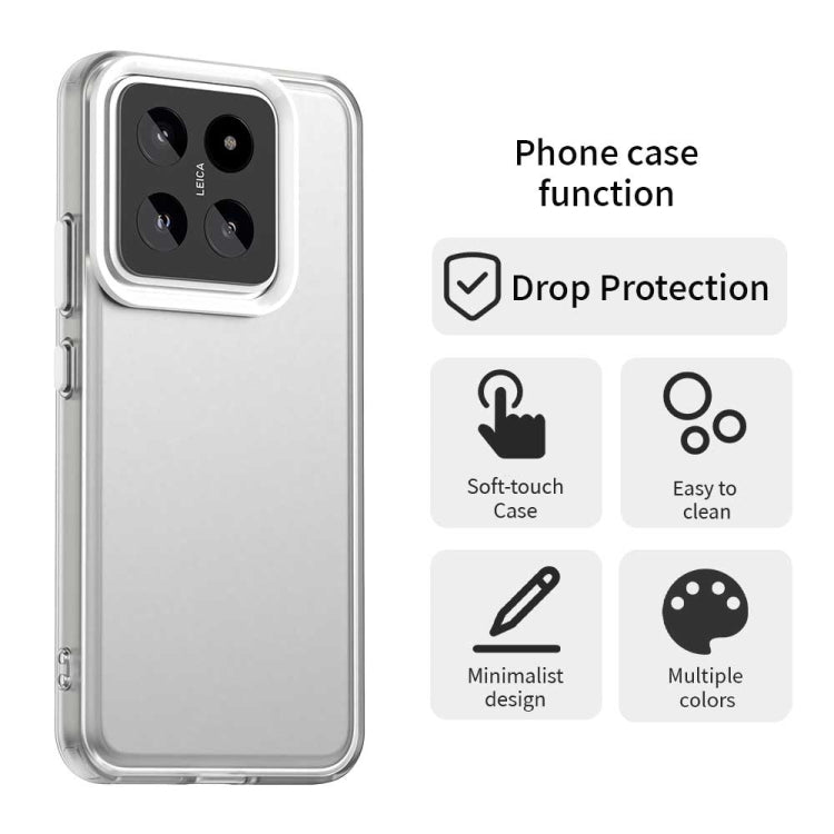 For Xiaomi 14 Candy PC Hybrid TPU Shockproof Phone Case