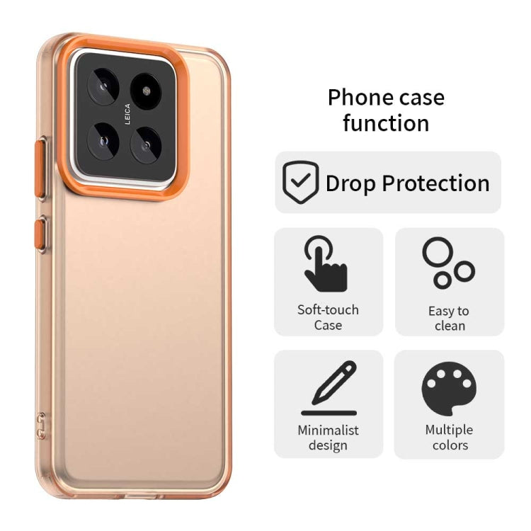 For Xiaomi 14 Candy PC Hybrid TPU Shockproof Phone Case