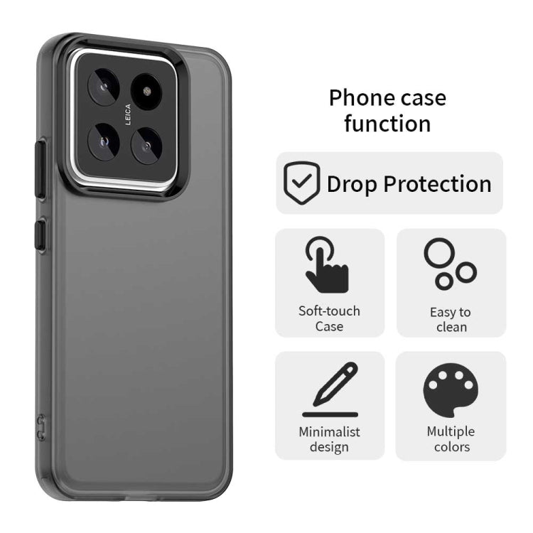 For Xiaomi 14 Candy PC Hybrid TPU Shockproof Phone Case