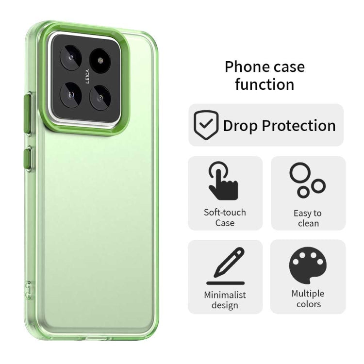 For Xiaomi 14 Candy PC Hybrid TPU Shockproof Phone Case