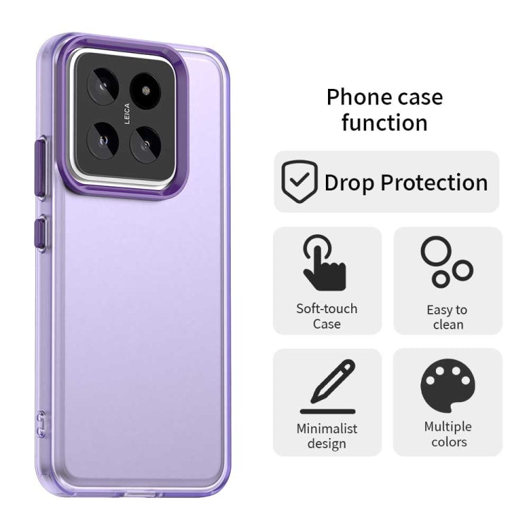 For Xiaomi 14 Candy PC Hybrid TPU Shockproof Phone Case