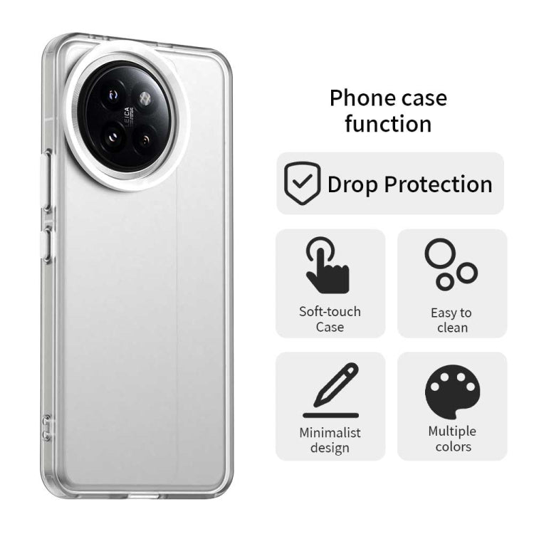 For Xiaomi Civi 4 Pro Candy PC Hybrid TPU Shockproof Phone Case