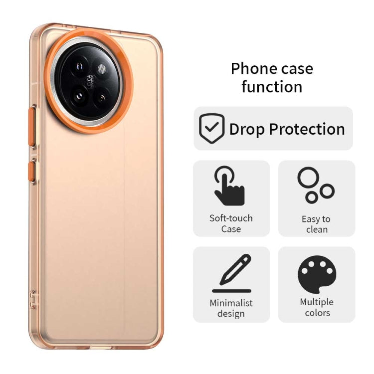 For Xiaomi Civi 4 Pro Candy PC Hybrid TPU Shockproof Phone Case