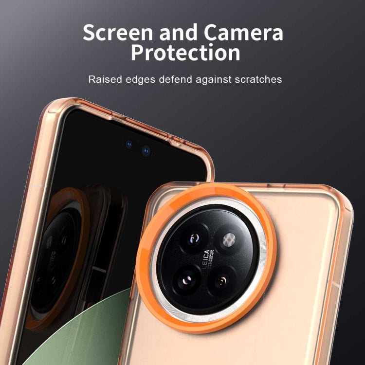 For Xiaomi Civi 4 Pro Candy PC Hybrid TPU Shockproof Phone Case