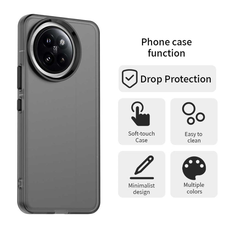 For Xiaomi Civi 4 Pro Candy PC Hybrid TPU Shockproof Phone Case