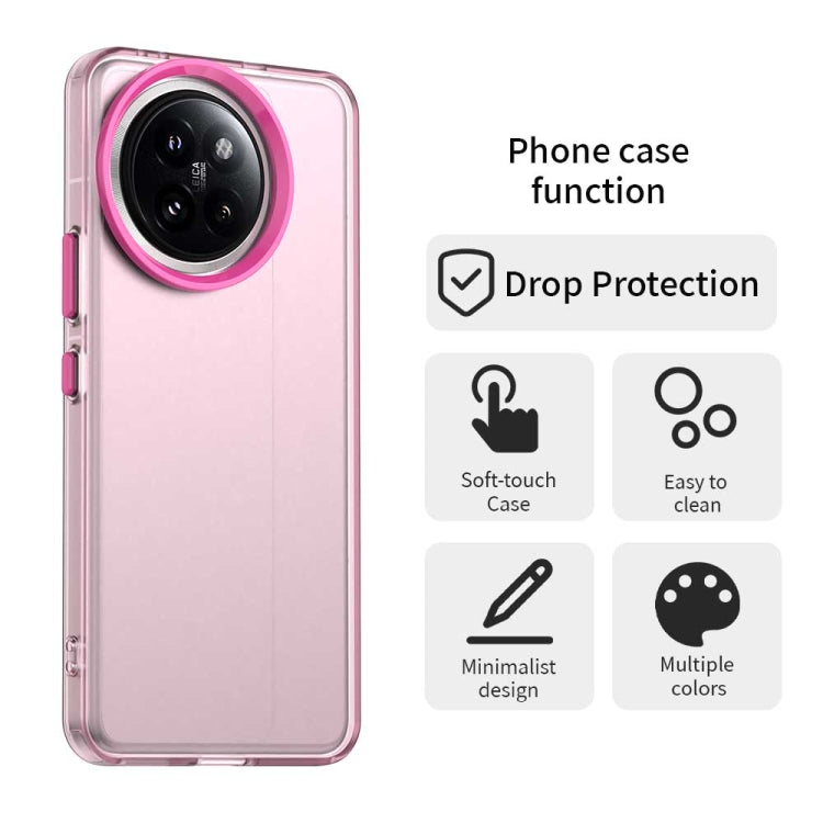 For Xiaomi Civi 4 Pro Candy PC Hybrid TPU Shockproof Phone Case