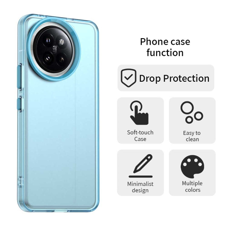 For Xiaomi Civi 4 Pro Candy PC Hybrid TPU Shockproof Phone Case