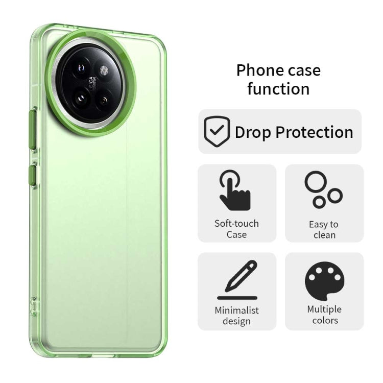 For Xiaomi Civi 4 Pro Candy PC Hybrid TPU Shockproof Phone Case