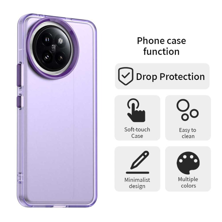 For Xiaomi Civi 4 Pro Candy PC Hybrid TPU Shockproof Phone Case