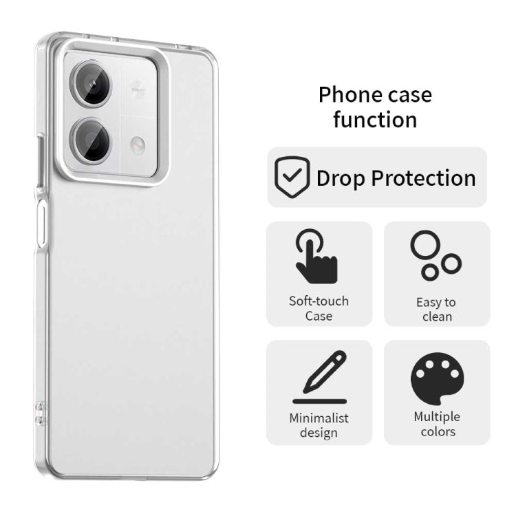 For Xiaomi Poco X6 Neo 5G Candy PC Hybrid TPU Shockproof Phone Case