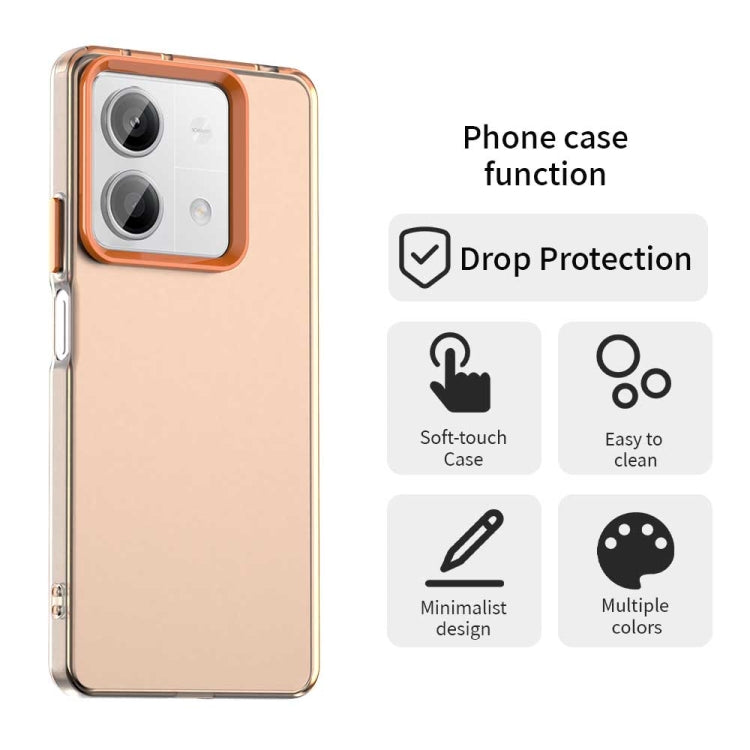 For Xiaomi Poco X6 Neo 5G Candy PC Hybrid TPU Shockproof Phone Case