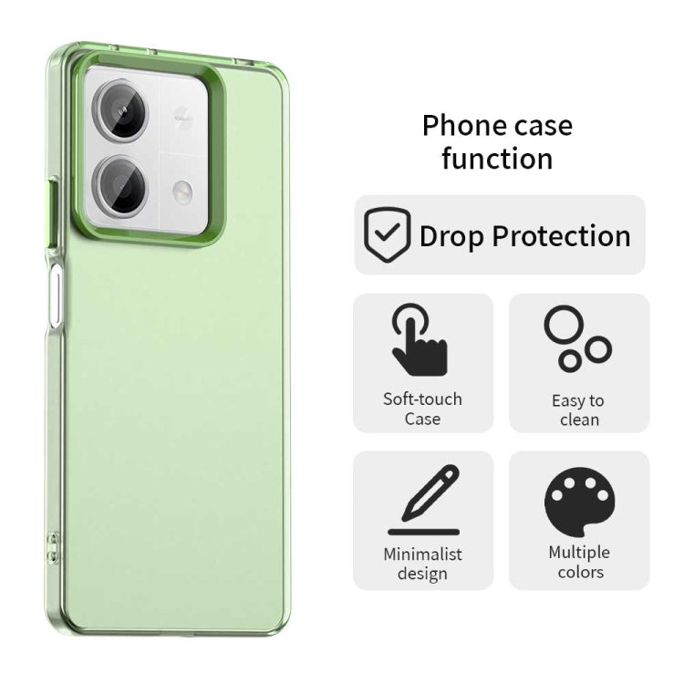 For Xiaomi Poco X6 Neo 5G Candy PC Hybrid TPU Shockproof Phone Case