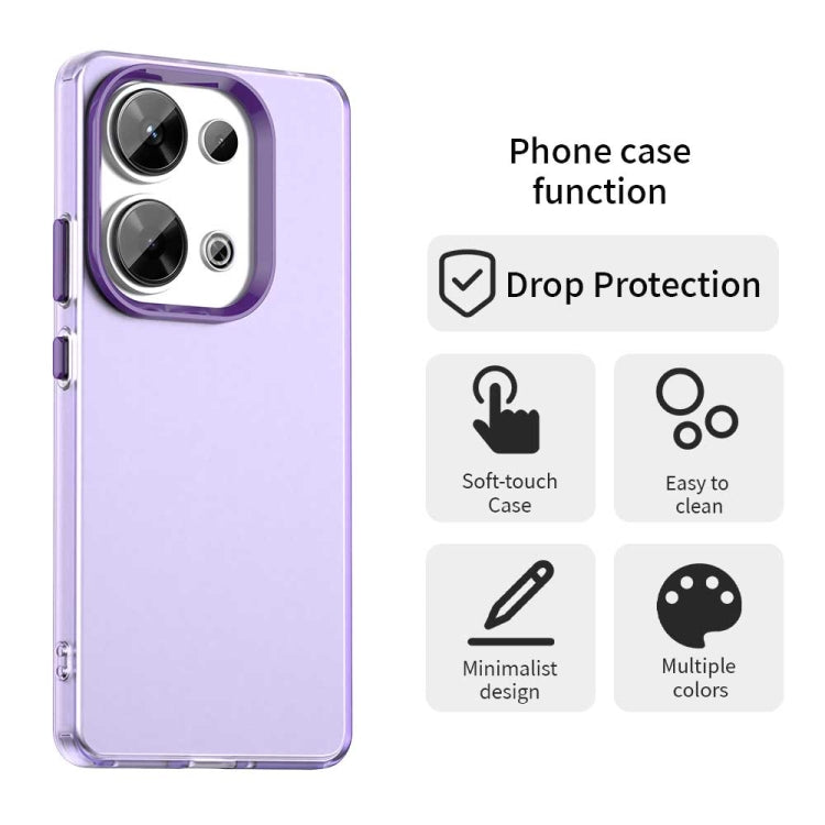 For Xiaomi Poco M6 Pro 4G Candy PC Hybrid TPU Shockproof Phone Case