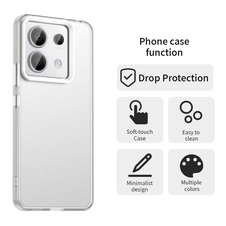For Xiaomi Poco X6 5G Candy PC Hybrid TPU Shockproof Phone Case