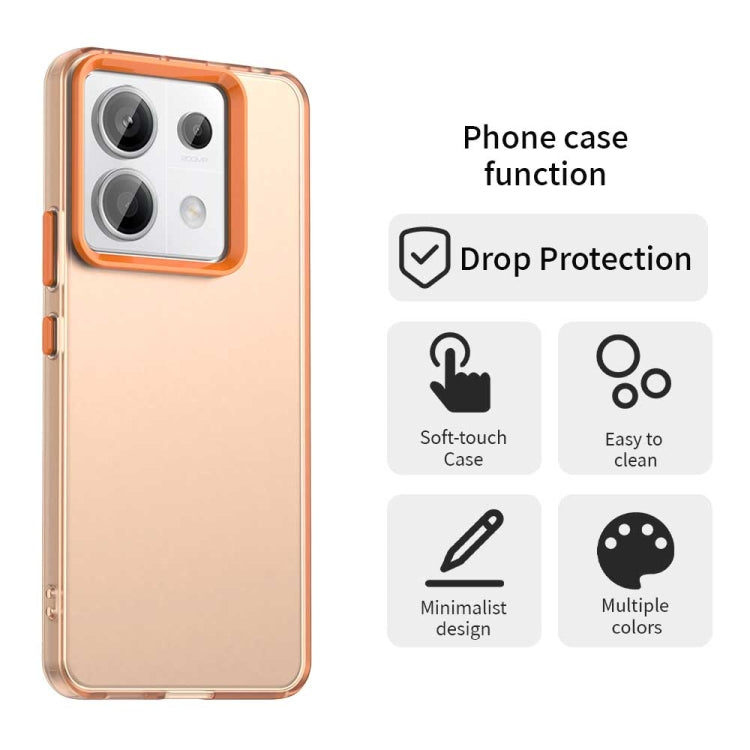 For Xiaomi Poco X6 5G Candy PC Hybrid TPU Shockproof Phone Case