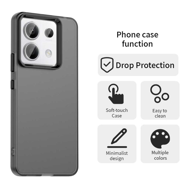 For Xiaomi Poco X6 5G Candy PC Hybrid TPU Shockproof Phone Case
