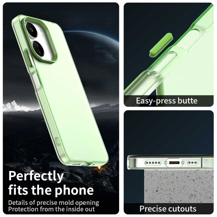 For Xiaomi Poco M6 5G Candy PC Hybrid TPU Shockproof Phone Case