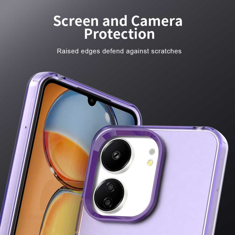 For Xiaomi Poco M6 5G Candy PC Hybrid TPU Shockproof Phone Case