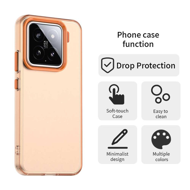 For Xiaomi 15 Pro Candy PC Hybrid TPU Shockproof Phone Case