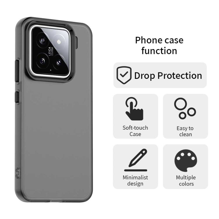 For Xiaomi 15 Pro Candy PC Hybrid TPU Shockproof Phone Case