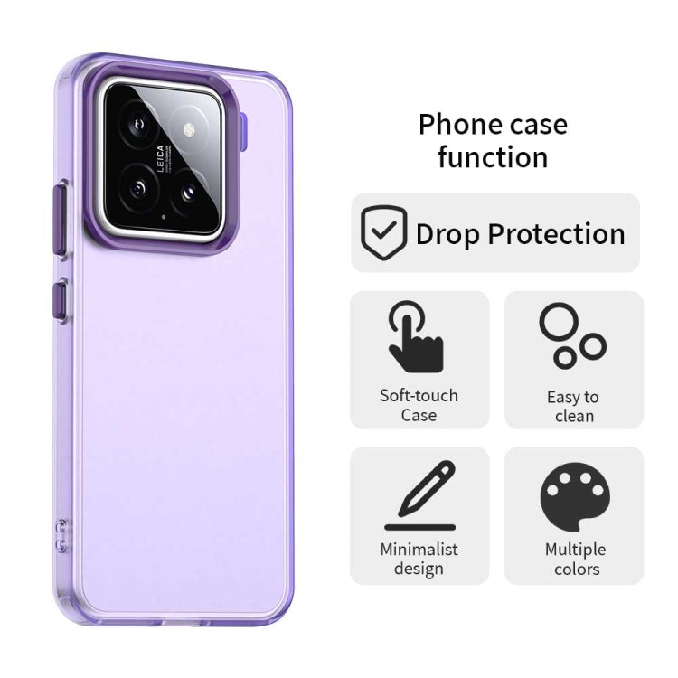 For Xiaomi 15 Pro Candy PC Hybrid TPU Shockproof Phone Case