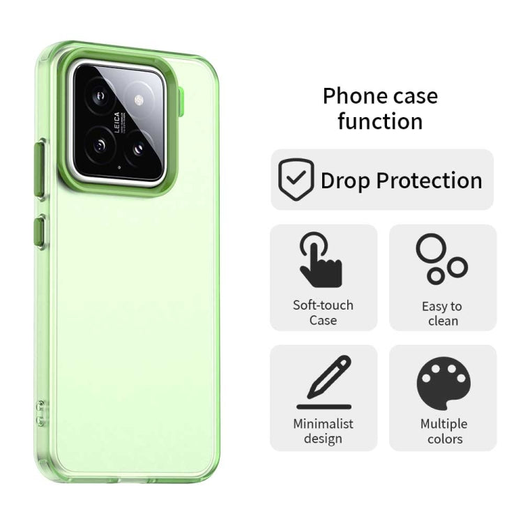 For Xiaomi 15 Candy PC Hybrid TPU Shockproof Phone Case