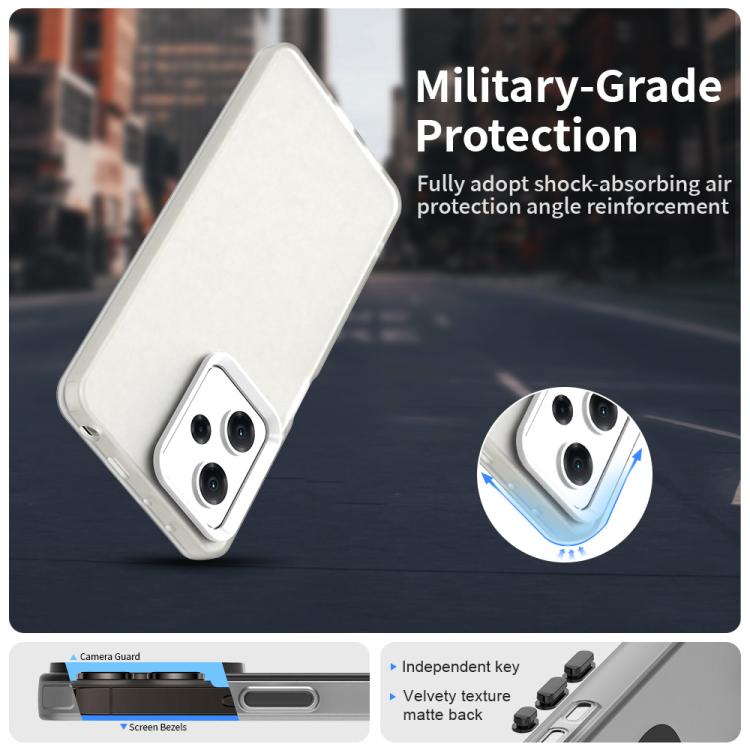 For Xiaomi Poco X5 Pro 5G Candy PC Hybrid TPU Shockproof Phone Case
