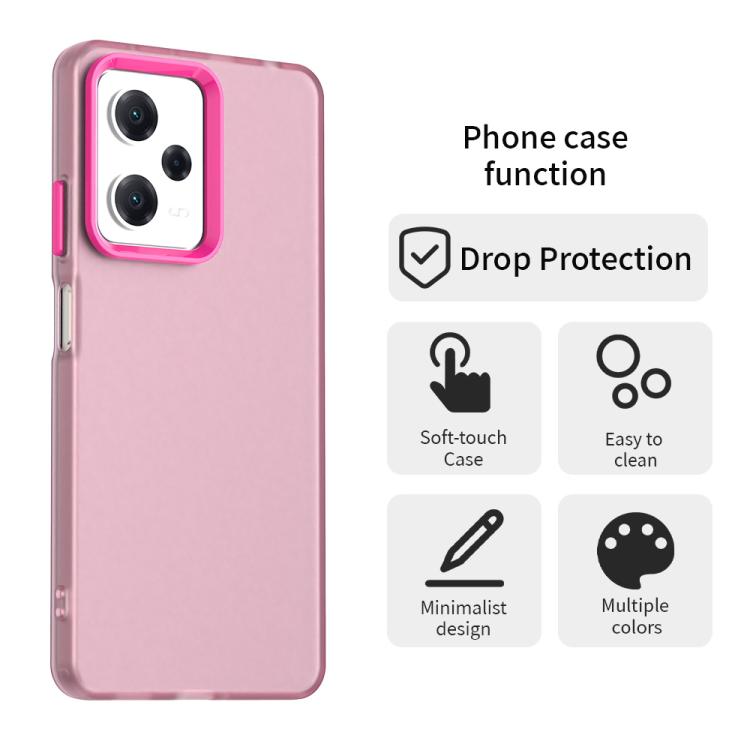 For Xiaomi Poco X5 Pro 5G Candy PC Hybrid TPU Shockproof Phone Case