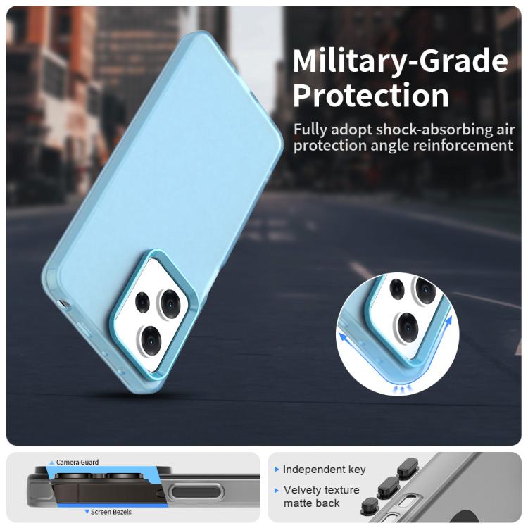 For Xiaomi Poco X5 Pro 5G Candy PC Hybrid TPU Shockproof Phone Case