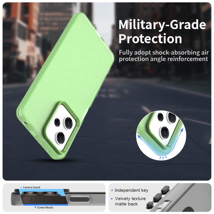 For Xiaomi Poco X5 Pro 5G Candy PC Hybrid TPU Shockproof Phone Case