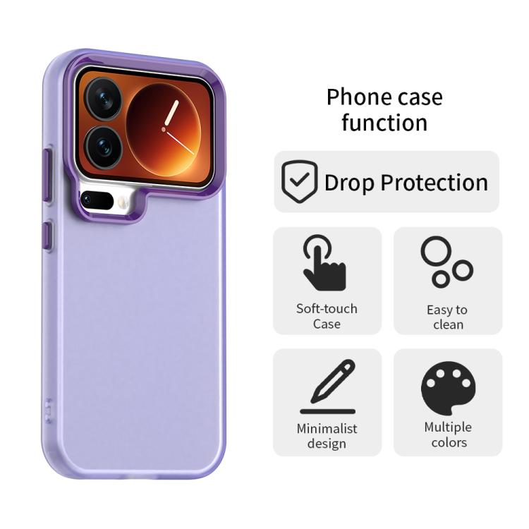 For Xiaomi 17 Pro Candy PC Hybrid TPU Shockproof Phone Case
