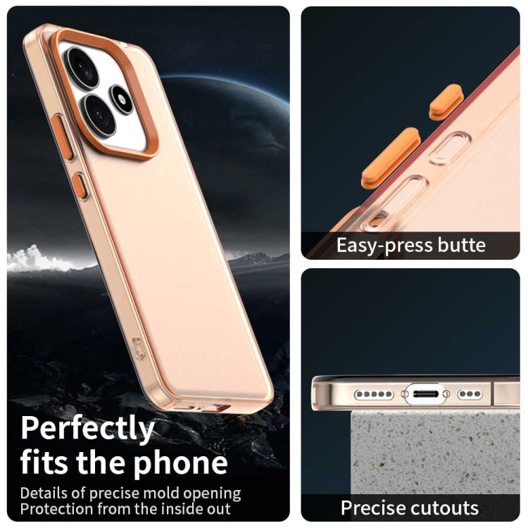 For Redmi Note 14 5G Candy PC Hybrid TPU Shockproof Phone Case