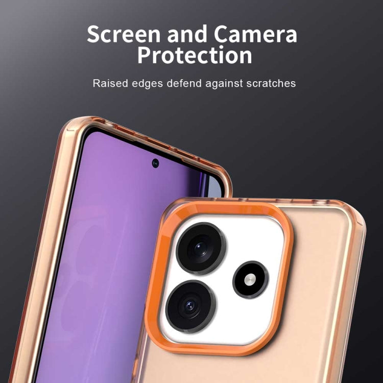 For Redmi Note 14 5G Candy PC Hybrid TPU Shockproof Phone Case