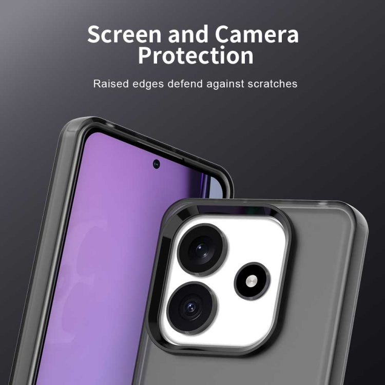 For Redmi Note 14 5G Candy PC Hybrid TPU Shockproof Phone Case