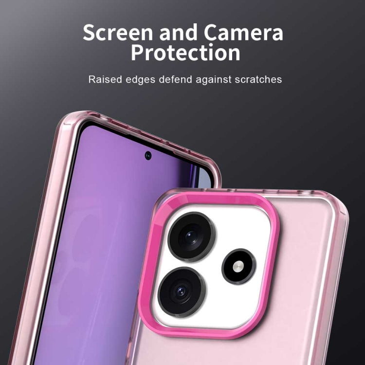 For Redmi Note 14 5G Candy PC Hybrid TPU Shockproof Phone Case