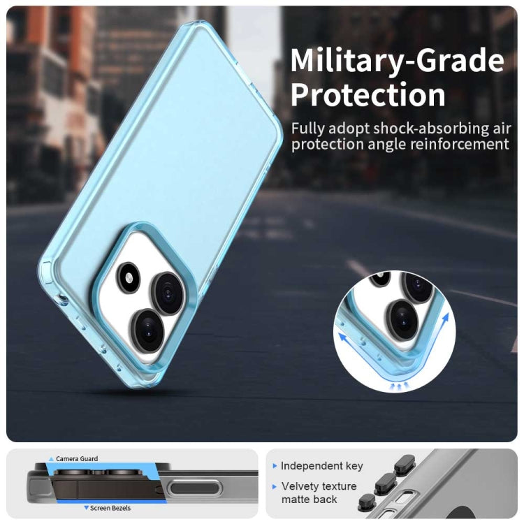 For Redmi Note 14 5G Candy PC Hybrid TPU Shockproof Phone Case
