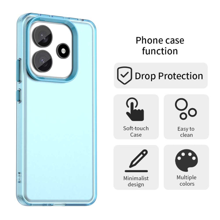 For Redmi Note 14 5G Candy PC Hybrid TPU Shockproof Phone Case