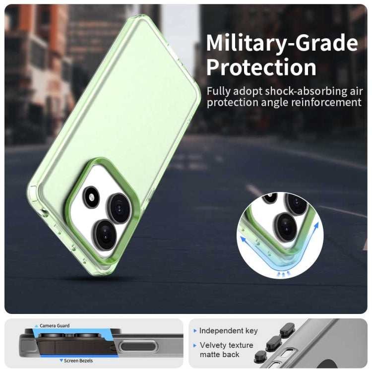 For Redmi Note 14 5G Candy PC Hybrid TPU Shockproof Phone Case