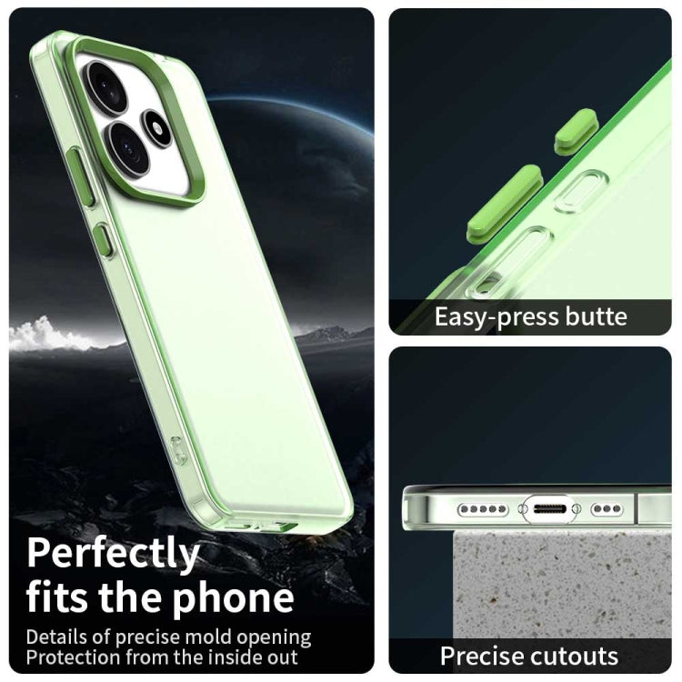 For Redmi Note 14 5G Candy PC Hybrid TPU Shockproof Phone Case