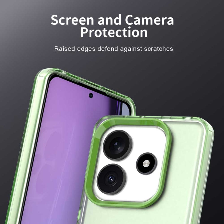 For Redmi Note 14 5G Candy PC Hybrid TPU Shockproof Phone Case