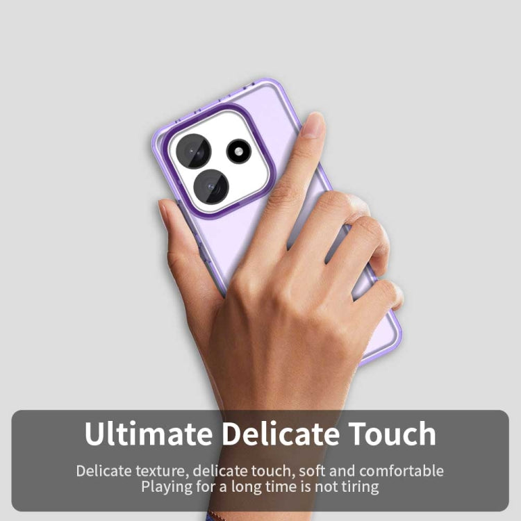 For Redmi Note 14 5G Candy PC Hybrid TPU Shockproof Phone Case