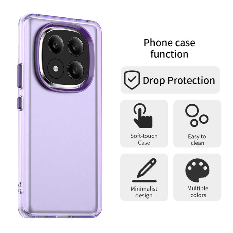 For Redmi Note 14 Pro+ 5G Candy PC Hybrid TPU Shockproof Phone Case