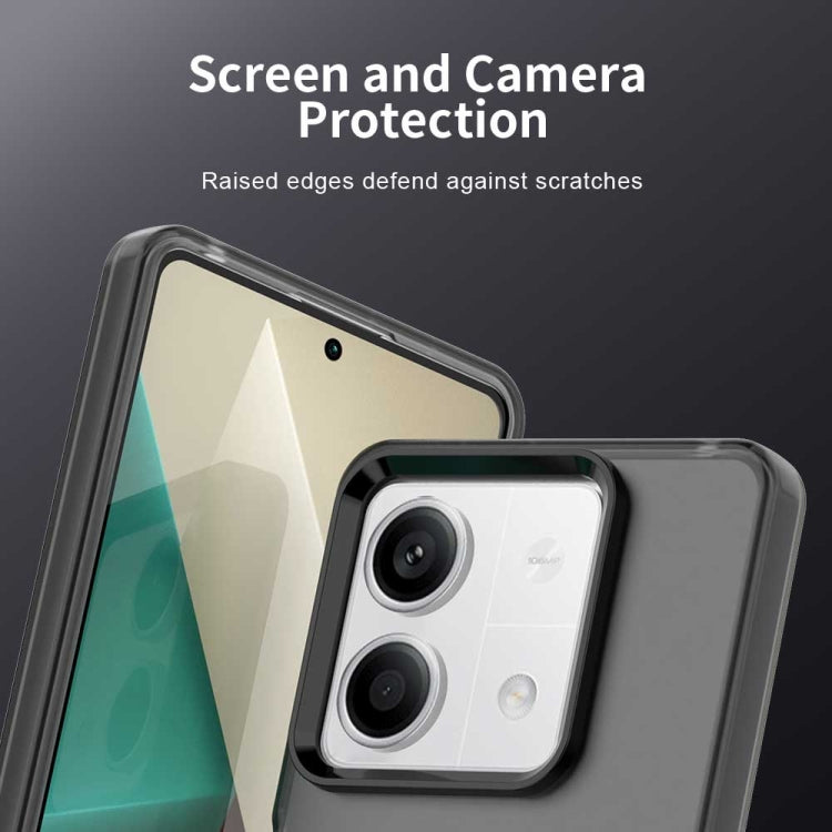 For Redmi Note 13 5G Candy PC Hybrid TPU Shockproof Phone Case